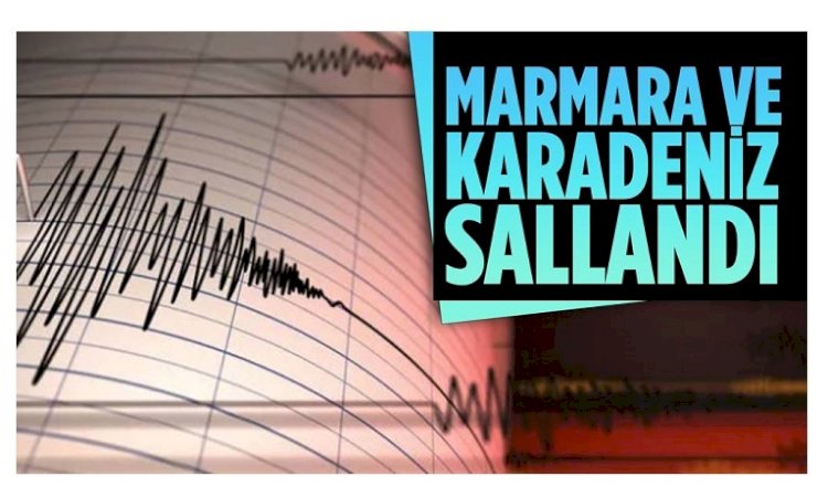 Marmara Denizi'nde korkutan deprem