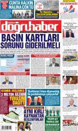 Doğruhaber Gazete Manşeti